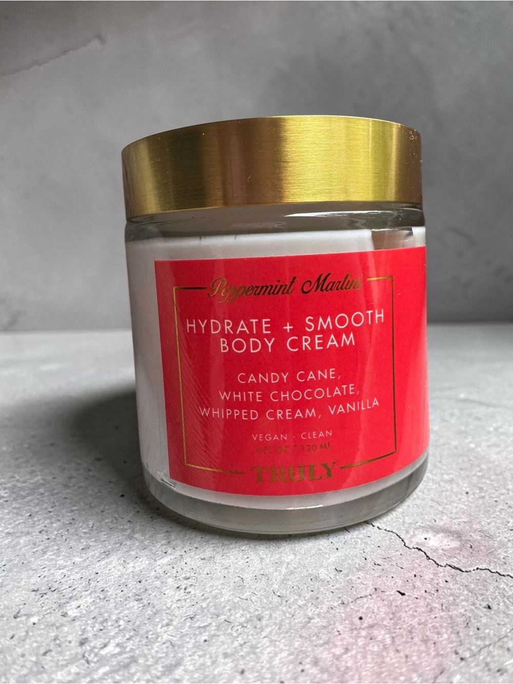 Truly Beauty Peppermint Martini Hydrate + Smooth Body Cream NEW